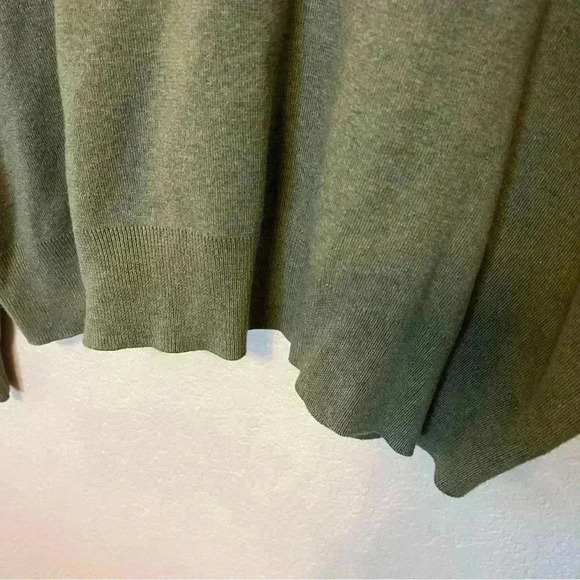 Polo Ralph Lauren Olive Green V-Neck Pima Cotton Long Sleeve Sweater Men's XXL - Picture 14 of 14